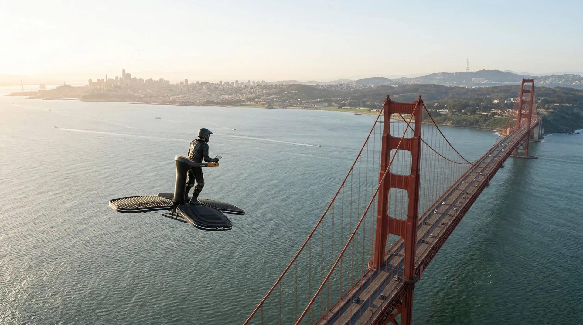 coolfly pilot's posture on the Coolfly platform. 