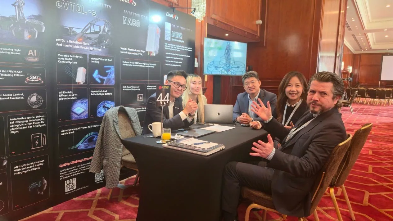 CoolFly Shines at the UK AirTaxi Word Congress! Ushering in a New Chapter in the Low-Altitude Economy with Leading Technology