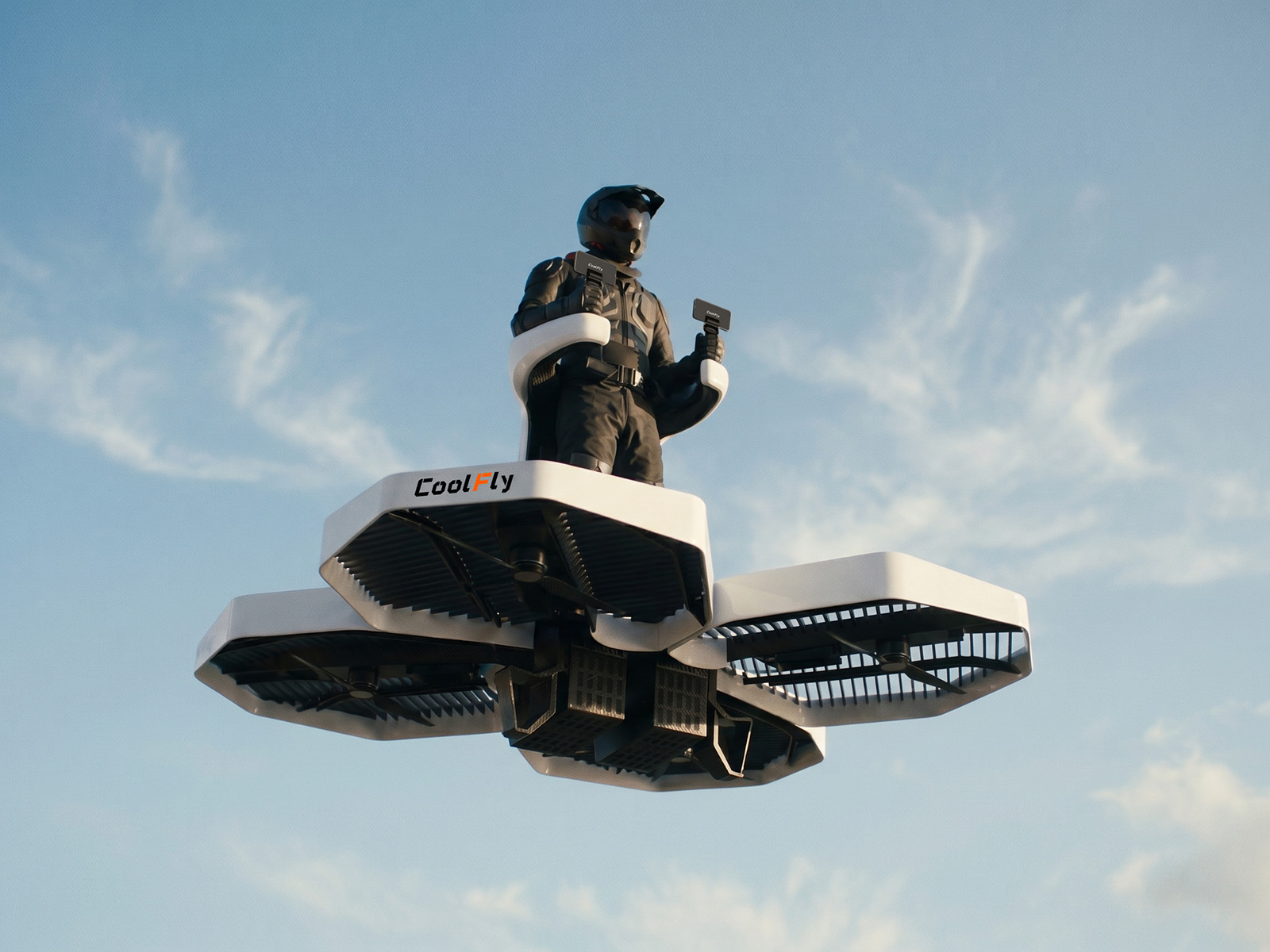 CoolFly Urban electric personal flying machine